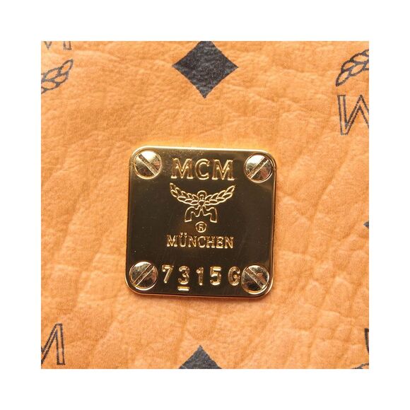 Pre Loved MCM  Patricia Visetos Coin Purse Cognac - Picture 8 of 8